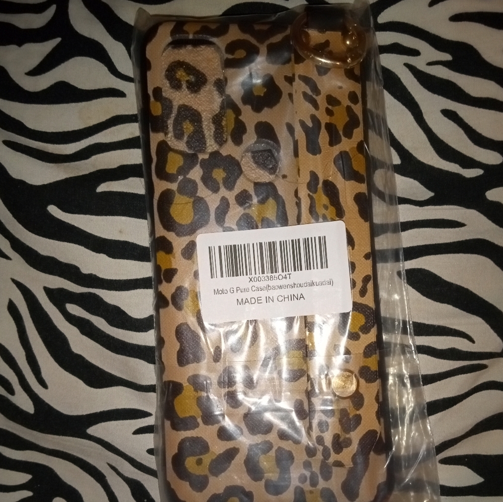 New Moto G Pure Case with Wristlet Lanyard Strap